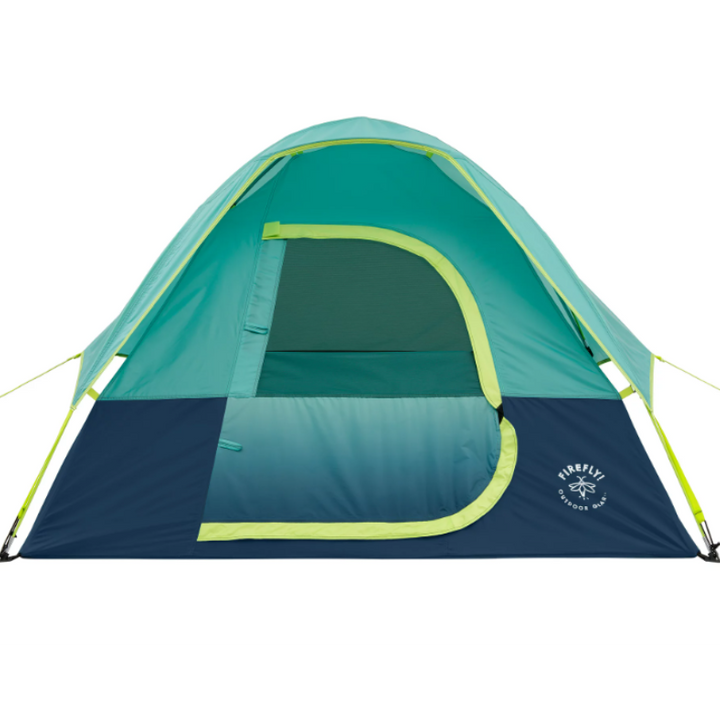 Firefly! Outdoor Gear 6' x 4' Youth 2-Person Camping Tent - Blue/Green Color